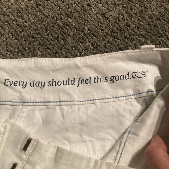 Vineyard Vines White Cotton Shorts Size 20 —May Be NWOT - Picture 2 of 12